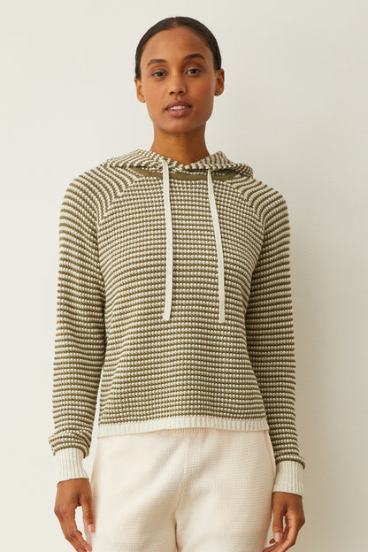 Cashmere Stripe Hoody